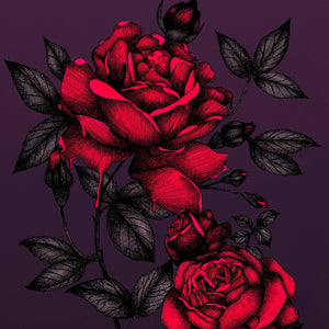 Bleeding Roses - Giclée Art Print - Print is Dead