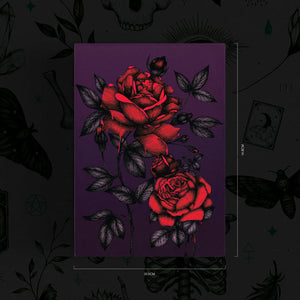 Bleeding Roses - Postcard Mini Print - Print is Dead