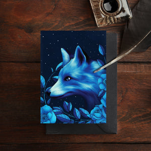 Celestial Fox - Greeting Card