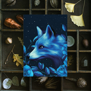 Celestial Fox - Postcard Mini Print