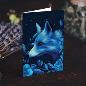 Celestial Fox - Greeting Card