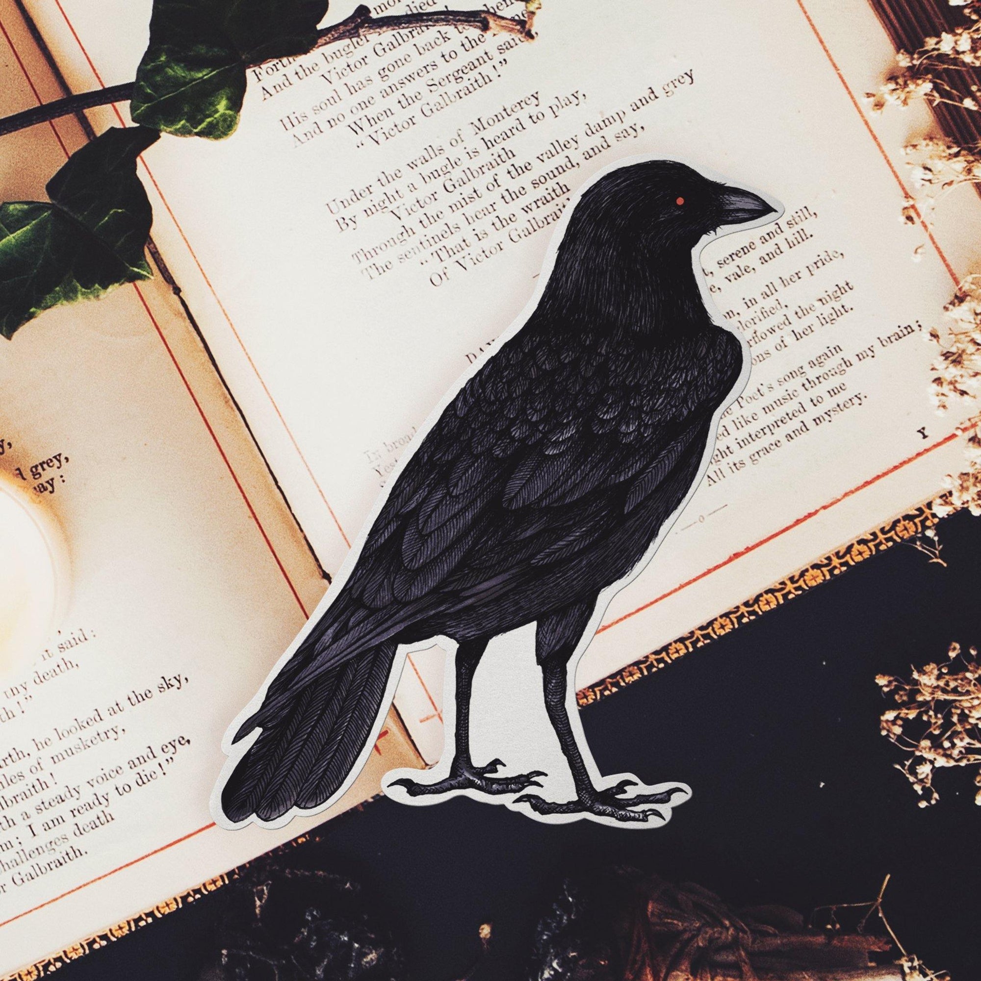 Black Crow - Vinyl Sticker - Print is Dead