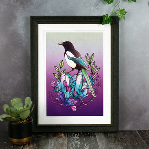 Crystal Magpie - Giclée Art Print