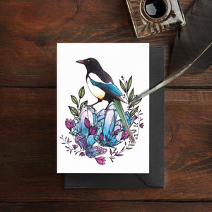 Crystal Magpie - Greeting Card