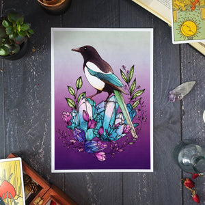 Crystal Magpie - Giclée Art Print