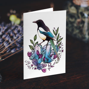 Crystal Magpie - Greeting Card