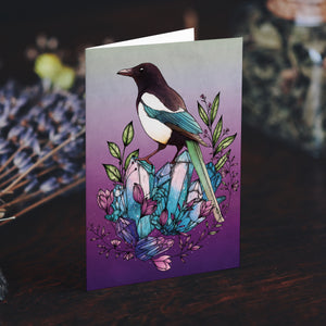 Crystal Magpie - Greeting Card (Gloss)