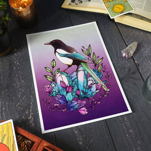 Crystal Magpie - Giclée Art Print