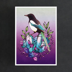 Crystal Magpie - Giclée Art Print