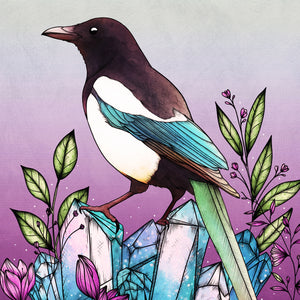 Crystal Magpie - Giclée Art Print