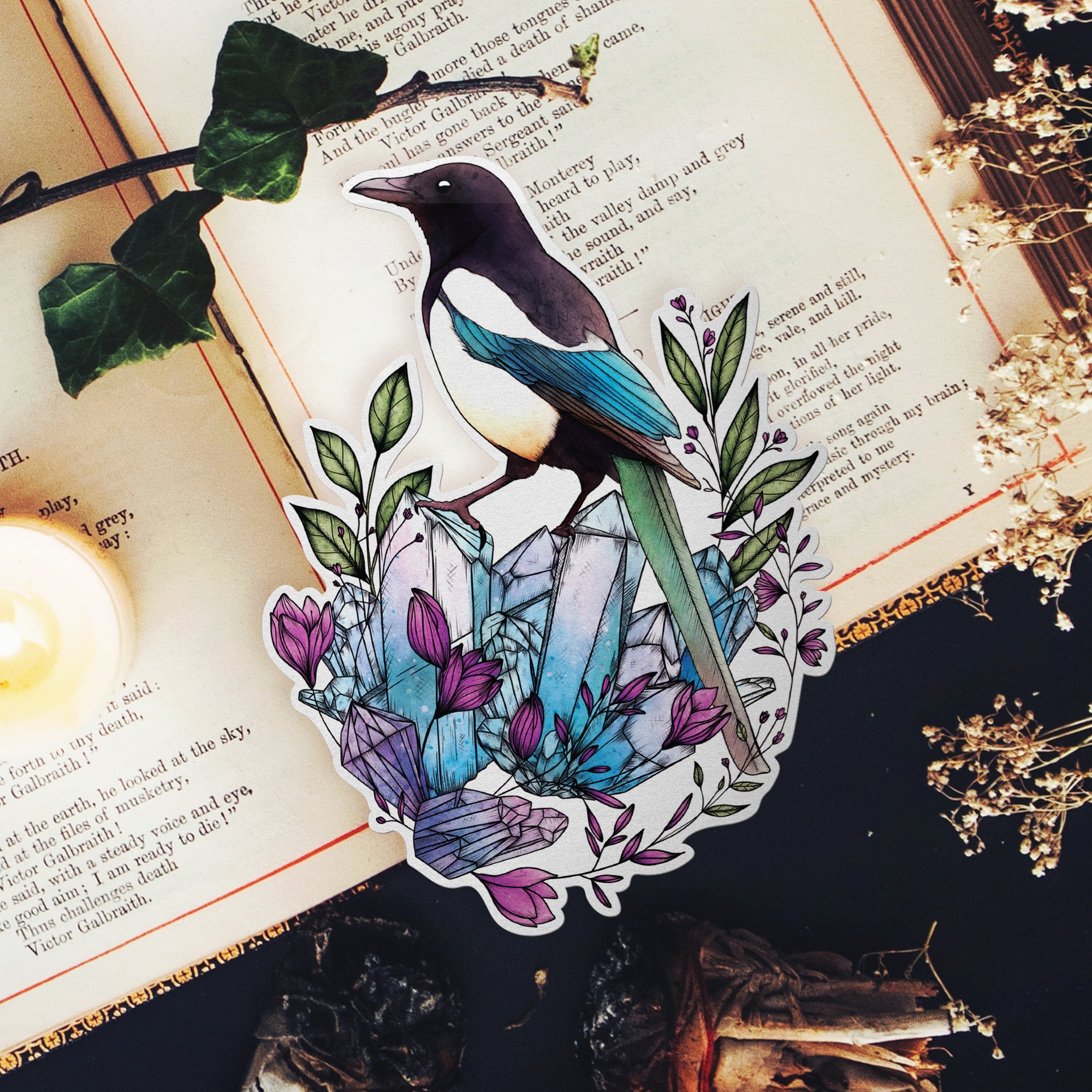 Crystal Magpie - Vinyl Sticker