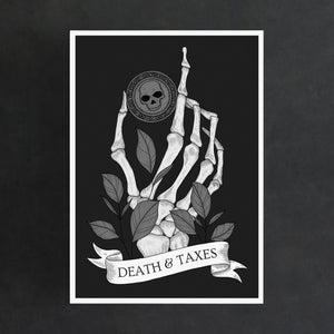 Death and Taxes - Giclée Art Print