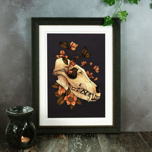 Fox Skull - Giclée Art Print - Print is Dead