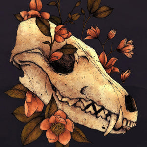 Fox Skull - Giclée Art Print - Print is Dead
