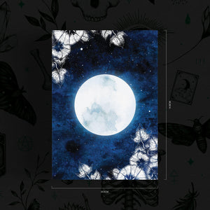 Full Moon - Greeting Card - Print is Dead