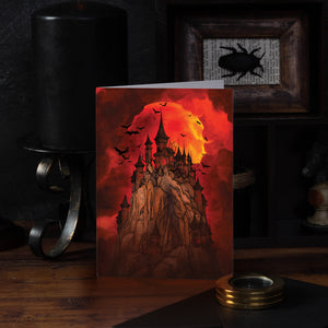 Blood Moon Castle - Greeting Card (Gloss)