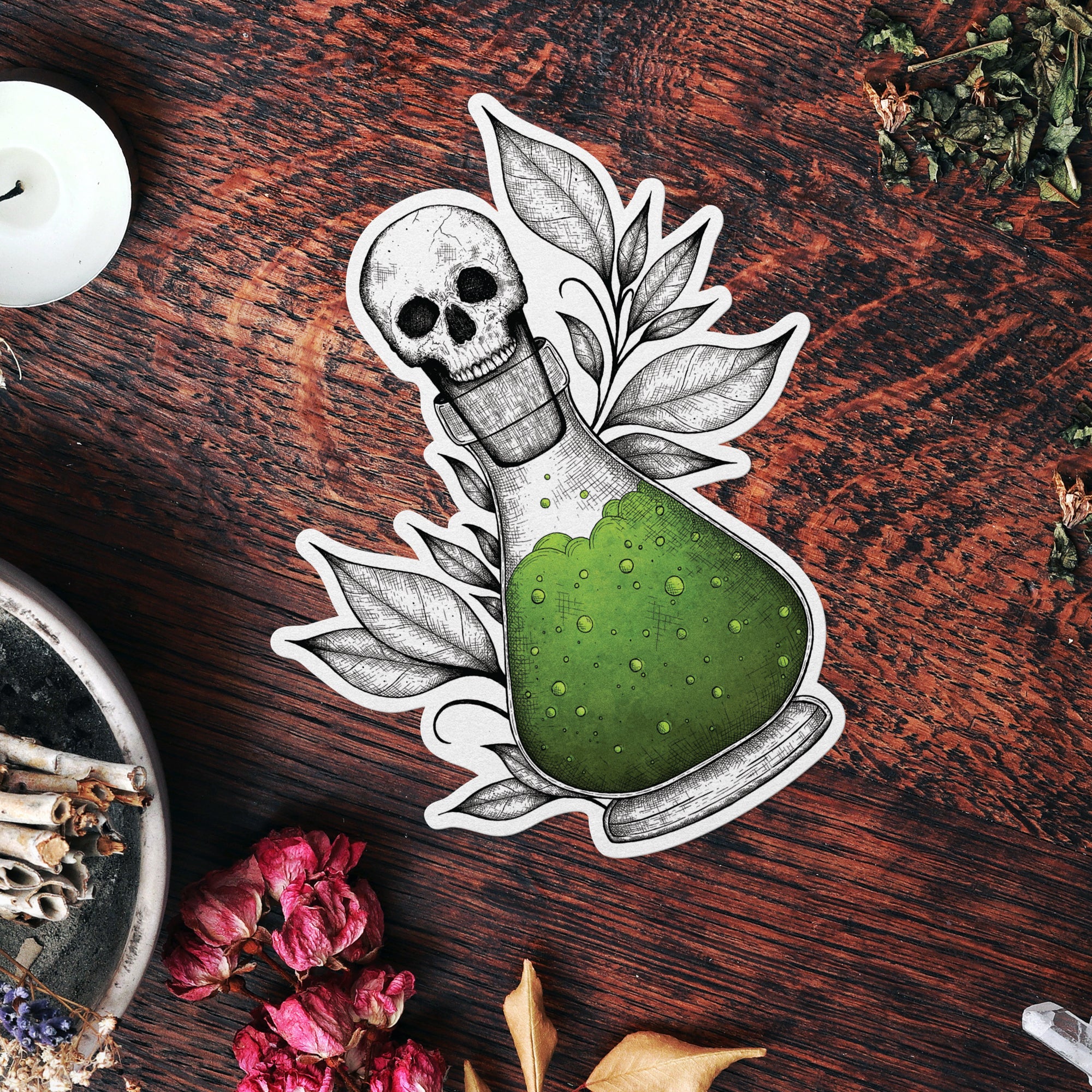 Skull Potion - Vinyl Sticker