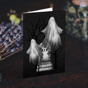 Ghost Duo - Greeting Card