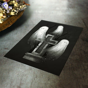 Ghost Trio - Postcard Mini Print