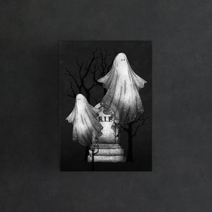 Ghost Duo - Postcard Mini Print