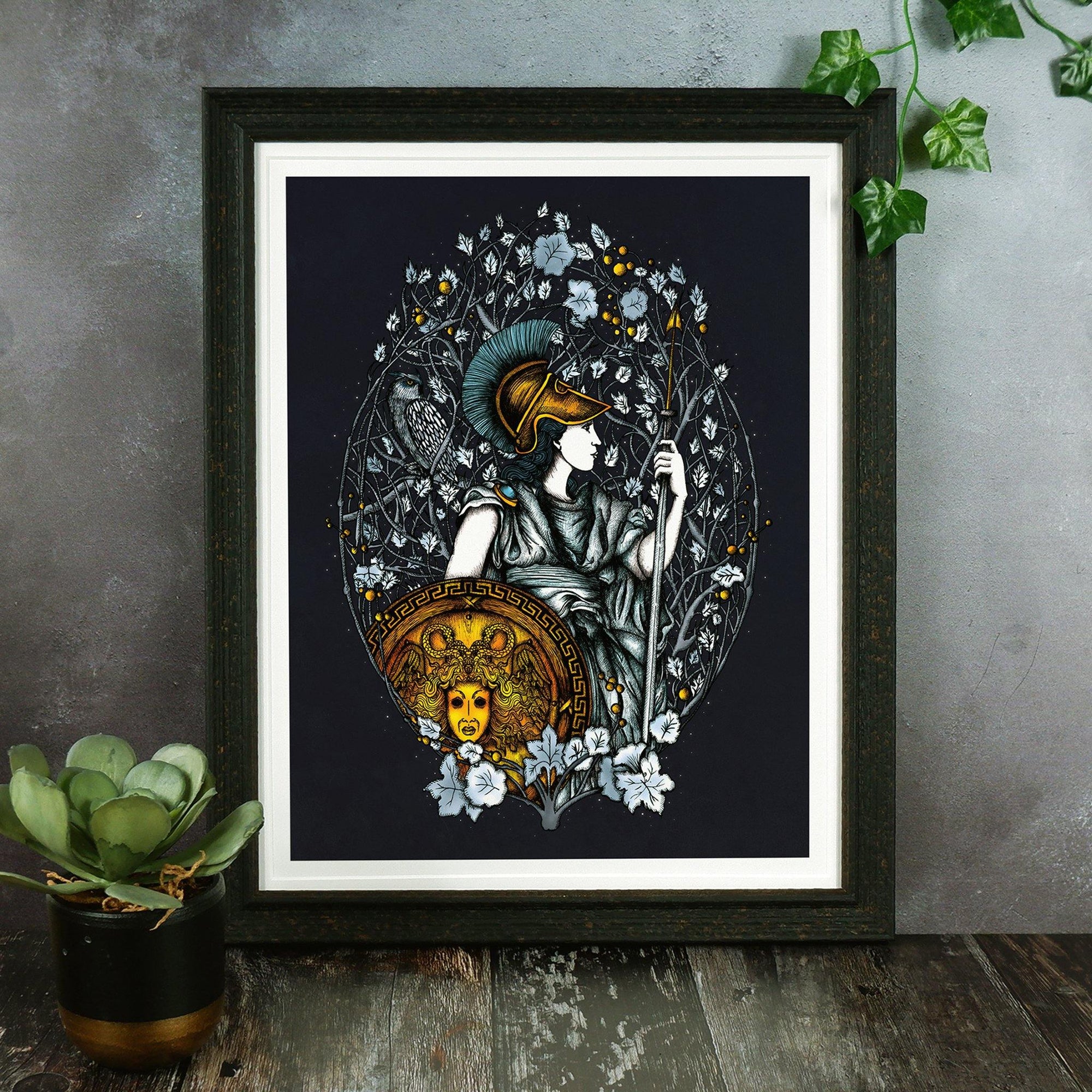 Goddess Athena Art Print - Giclée Art Print - Print is Dead