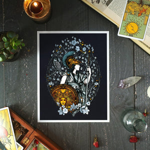 Goddess Athena Art Print - Giclée Art Print - Print is Dead