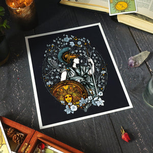 Goddess Athena Art Print - Giclée Art Print - Print is Dead