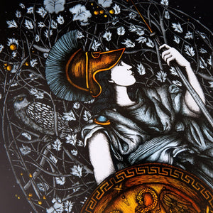 Goddess Athena Art Print - Giclée Art Print - Print is Dead