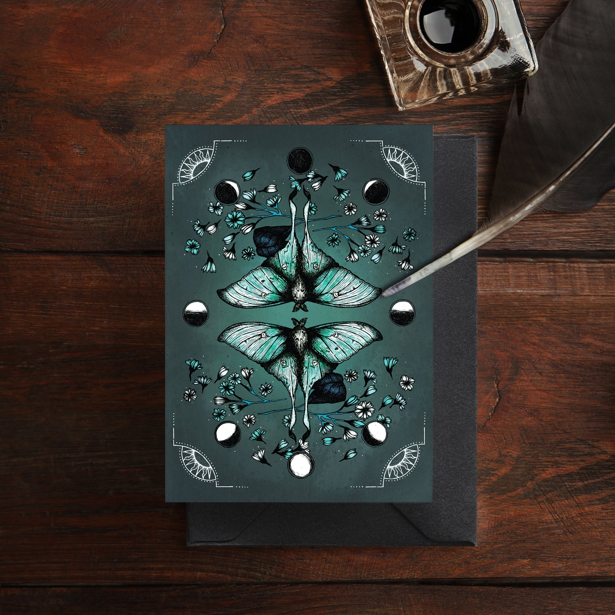 Luna Moth - Greeting Card (Gloss)