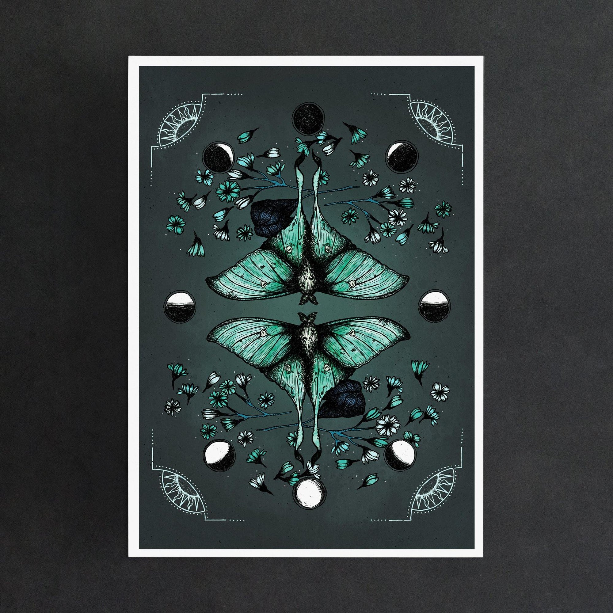 Luna Moth - Giclée Art Print - Print is Dead