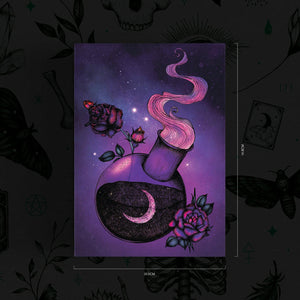 Magic Potion - Postcard Mini Print - Print is Dead