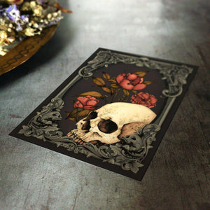 Memento Mori - Postcard Mini Print - Print is Dead