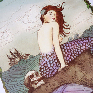 Mermaid - Digital Art Print - Print is Dead