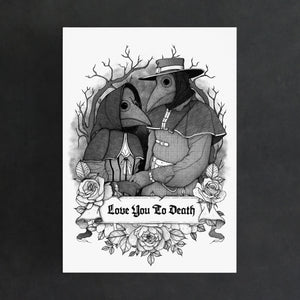 Love You To Death - Digital Art Print