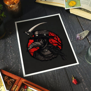 Plague Doctor Raven - Giclée Art Print - Print is Dead