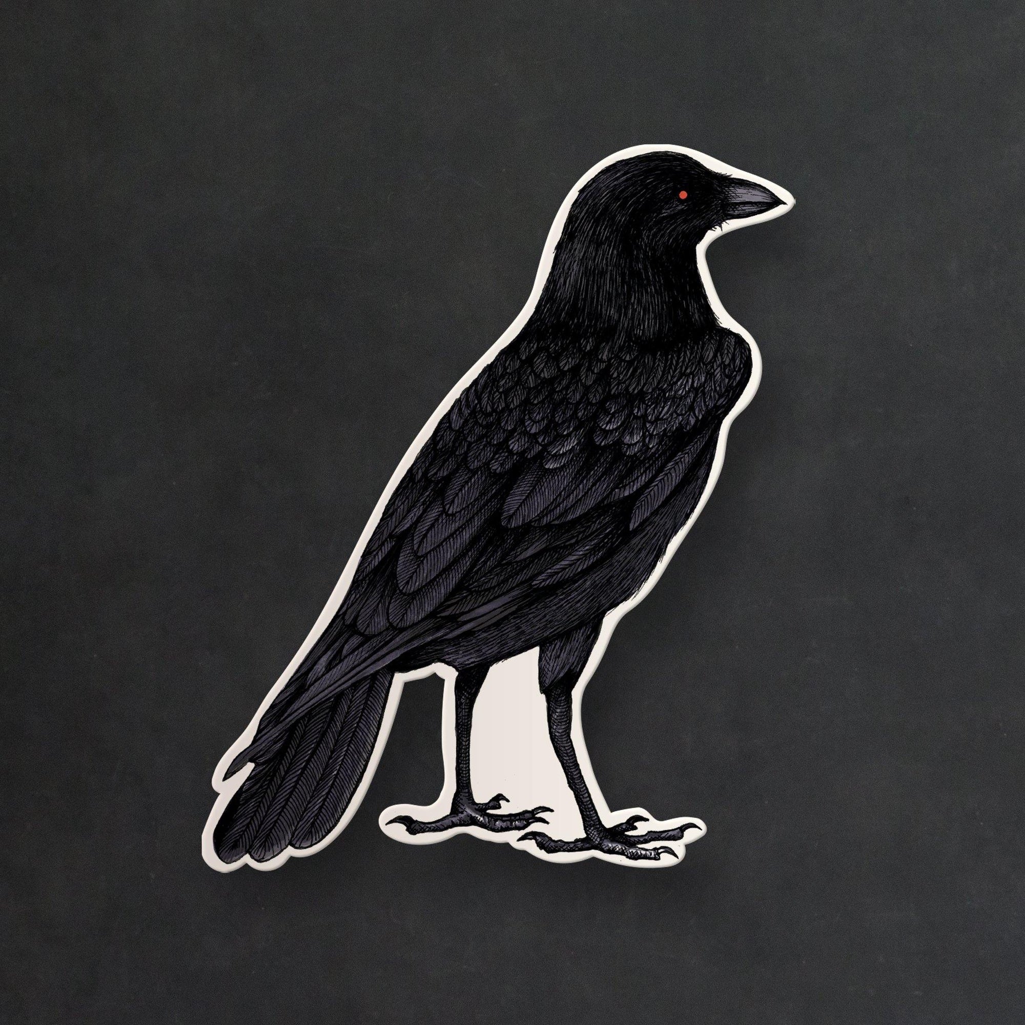 Black Crow - Vinyl Sticker - Print is Dead