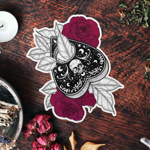 Skull Planchette - Vinyl Sticker