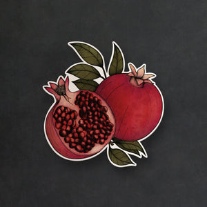 Pomegranates - Vinyl Sticker