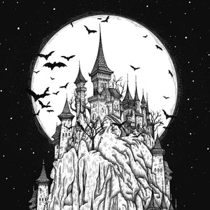Vampire Castle - Digital Art Print