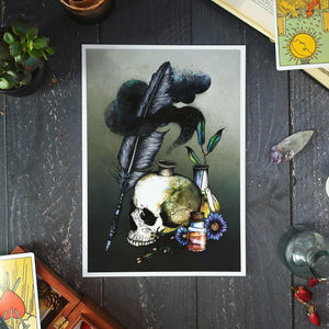 Quill and Ink - Giclée Art Print - Print is Dead