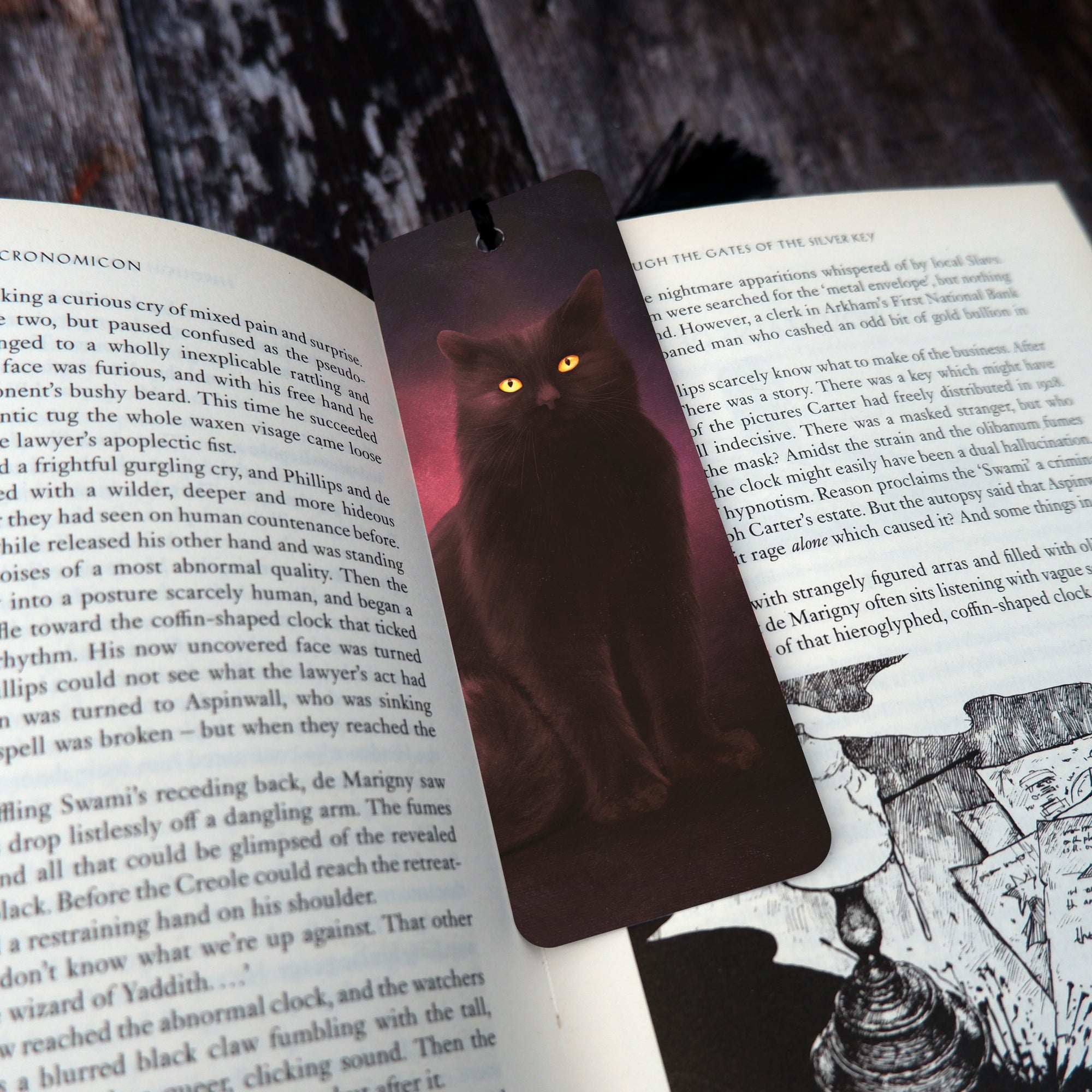 Shadow Cat Bookmark