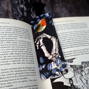 Skeleton and Robin Bookmark