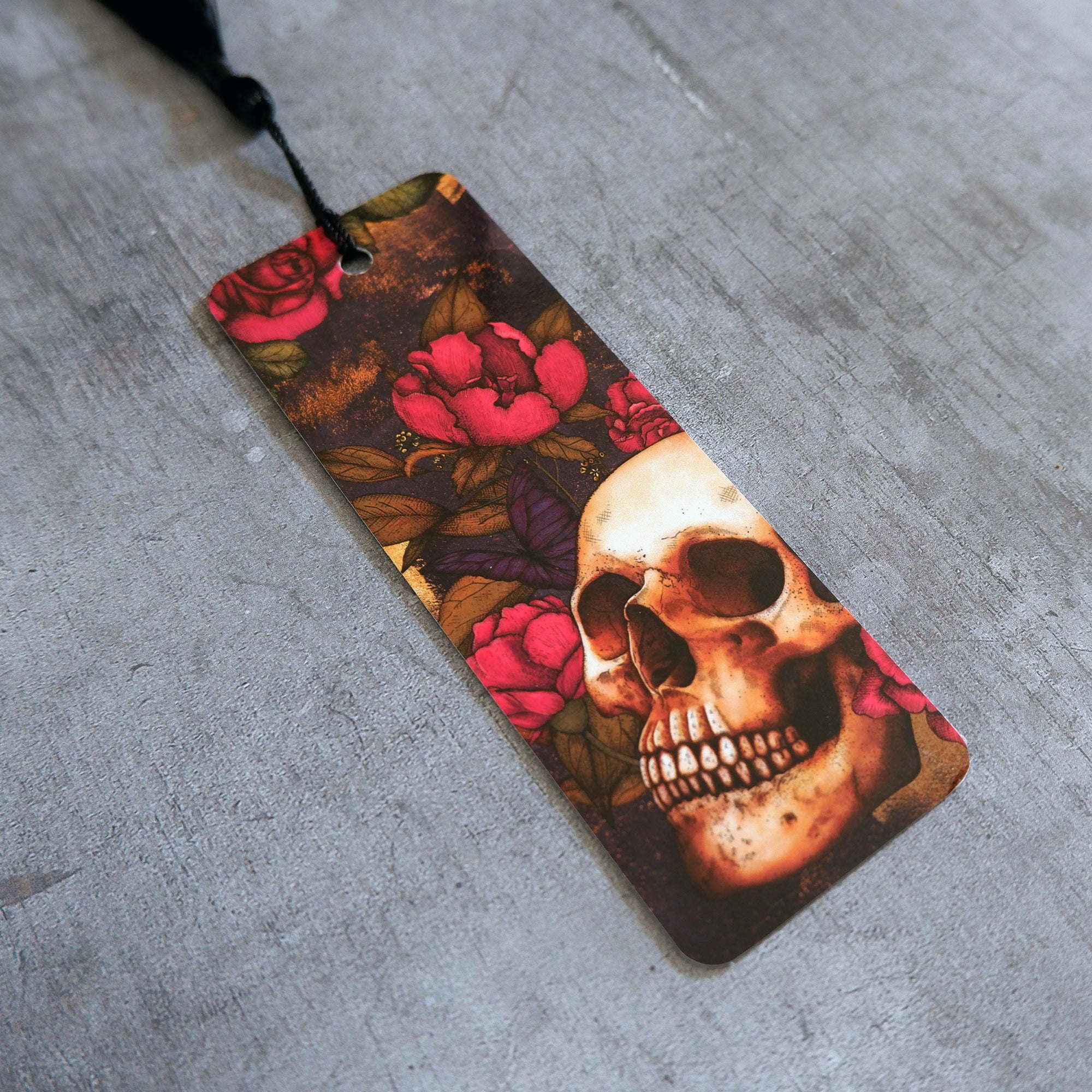 Skull and Roses Bookmark