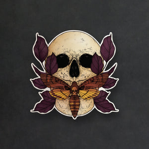 Death's Head Hawkmoth - Vinyl Sticker