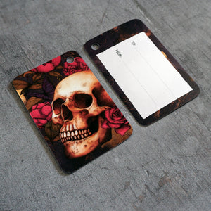 Skull and Roses Gift Wrapping Paper