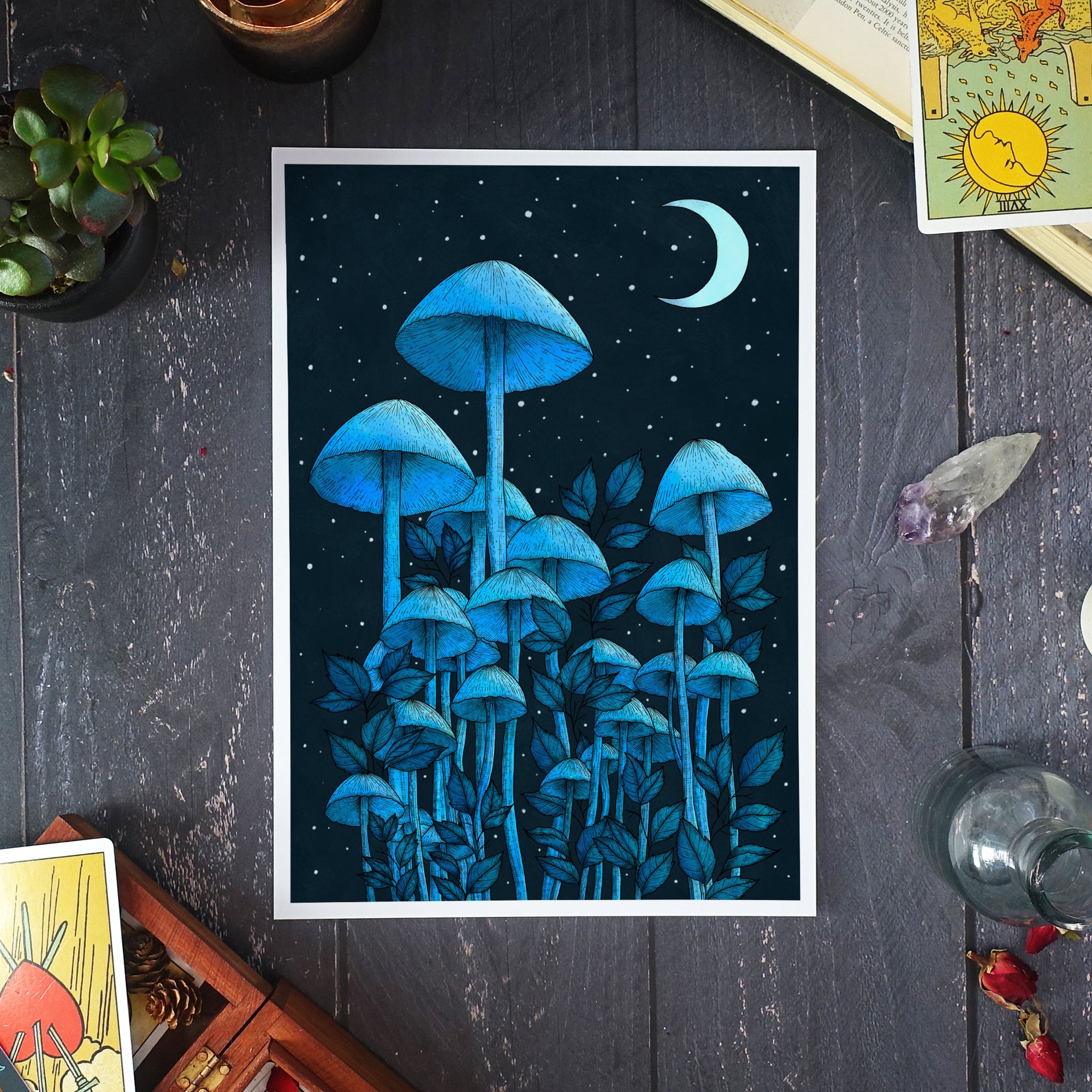 Star Mushrooms - Giclée Art Print
