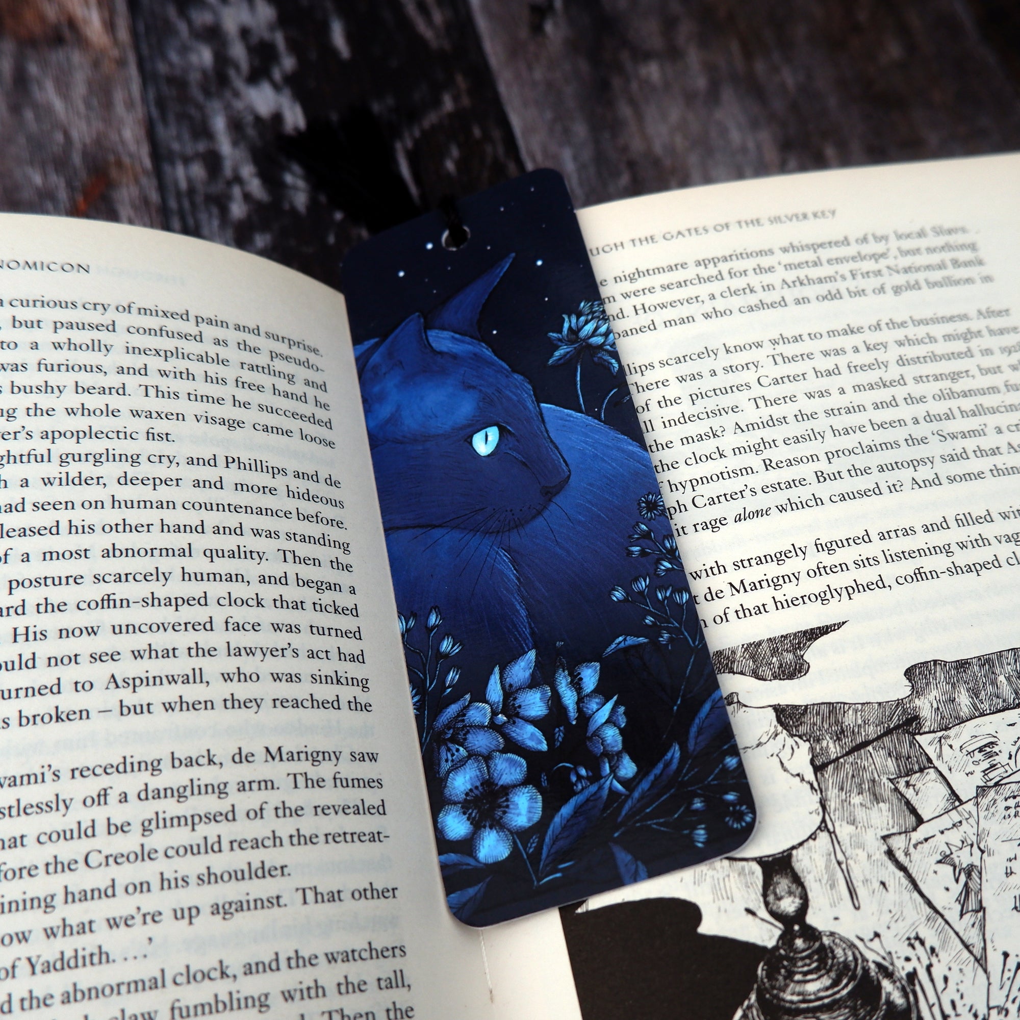 Starlight Cat Bookmark