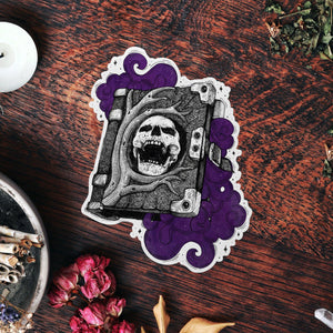 Gothic Spellbook - Vinyl Sticker - Print is Dead