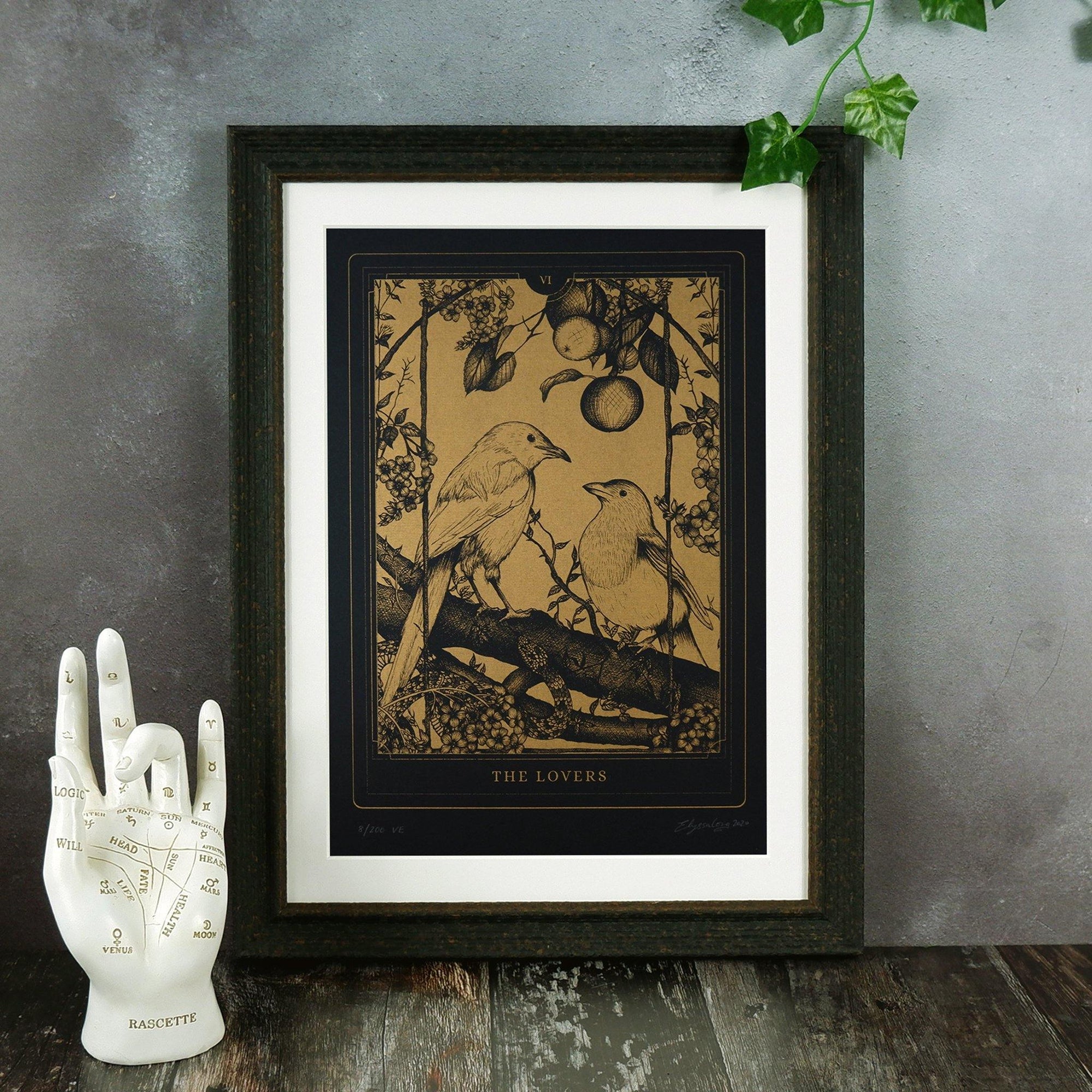 The Lovers Tarot - Limited Edition Risograph Print - Print is Dead