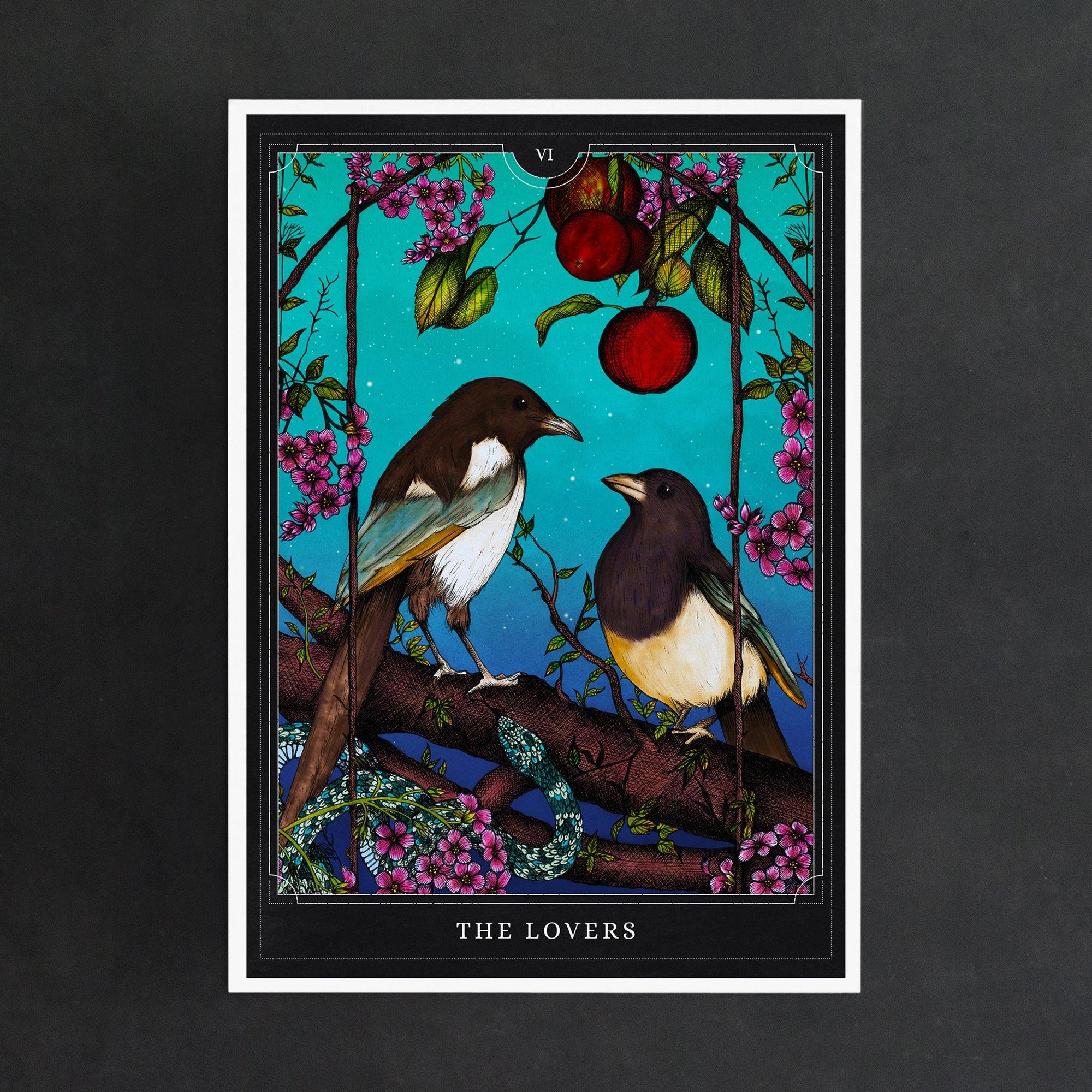 The Lovers Tarot - Giclée Art Print - Print is Dead